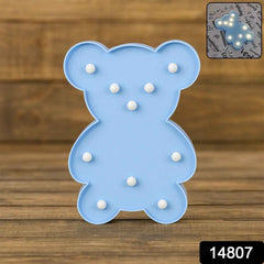 Teddy Bear LED Night Light – Soft Glow Battery Operated Lamp