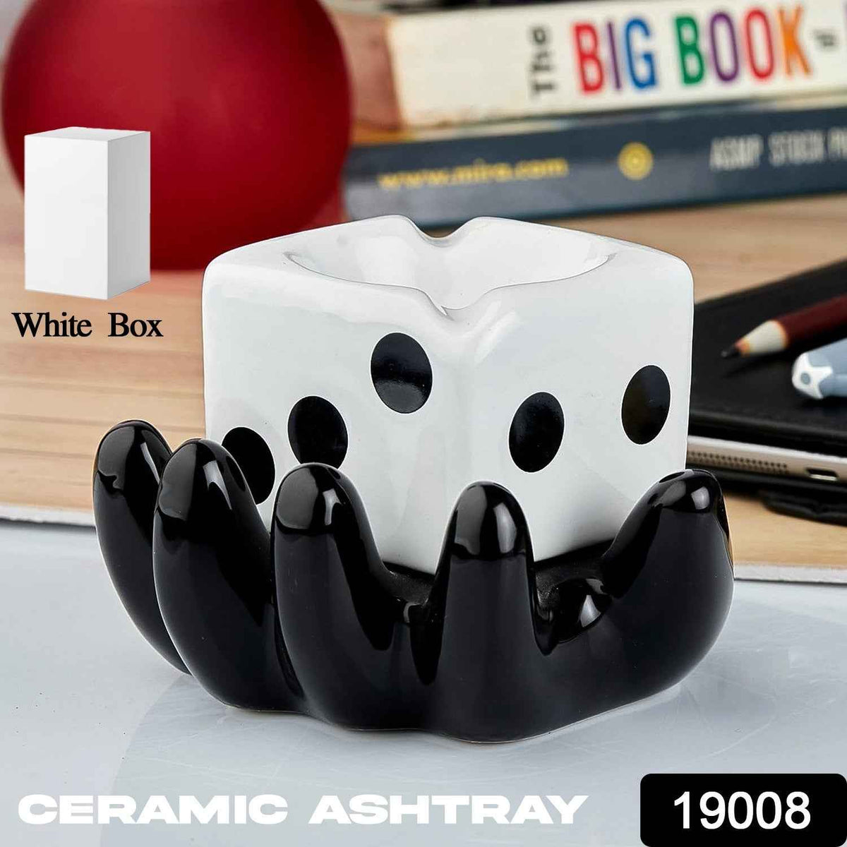 Ceramic Ashtray – Colourful Retro Smoking Accessory