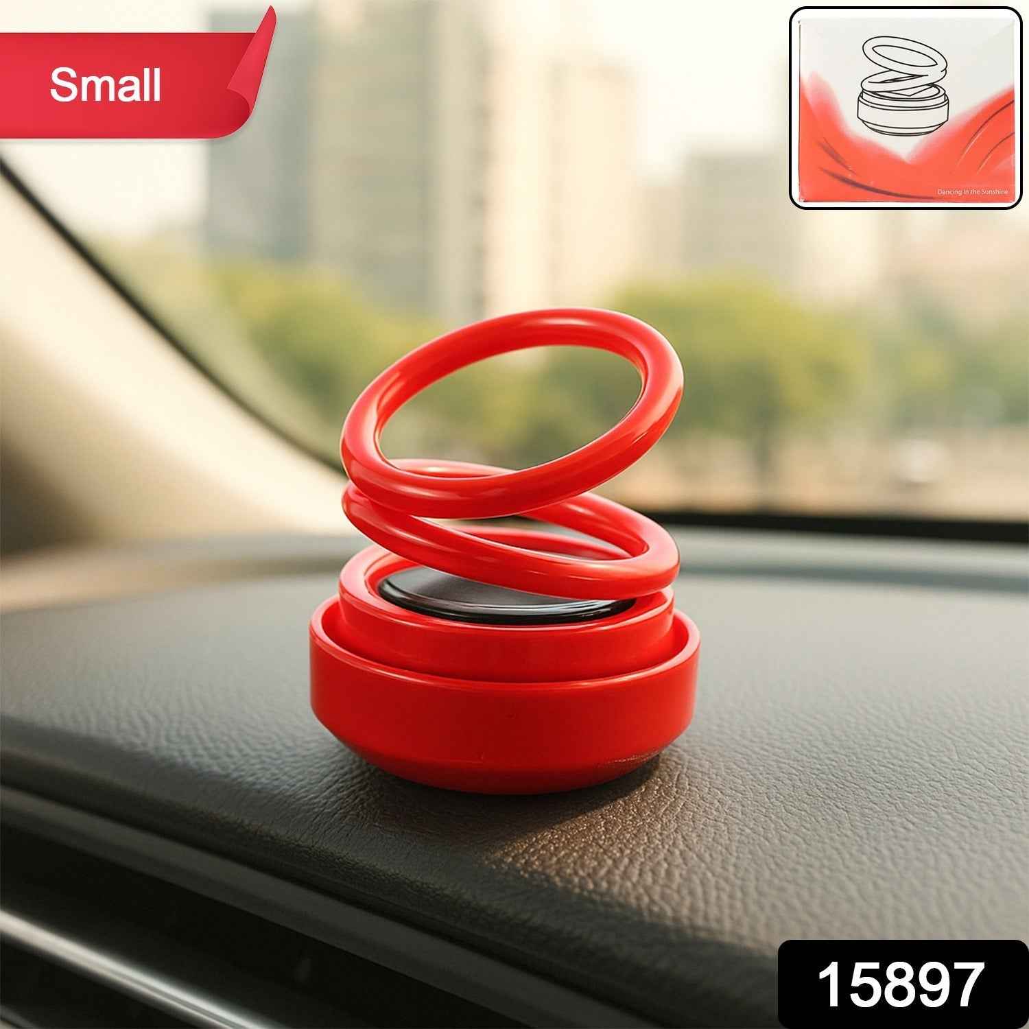 Solar-Powered Car Aroma Diffuser – Eco-Friendly Freshener