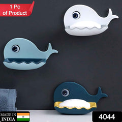 Wall Mounted Soap Holder – Fish Shape Double Layer Adhesive | VelvetBubbles