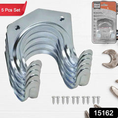 Heavy Duty Tool Hanger Hooks – 5-Pack Garage Storage | GlimmerHome