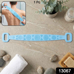 Silicone Back Scrubber Belt Ð Effective Dual-Handle Exfoliation