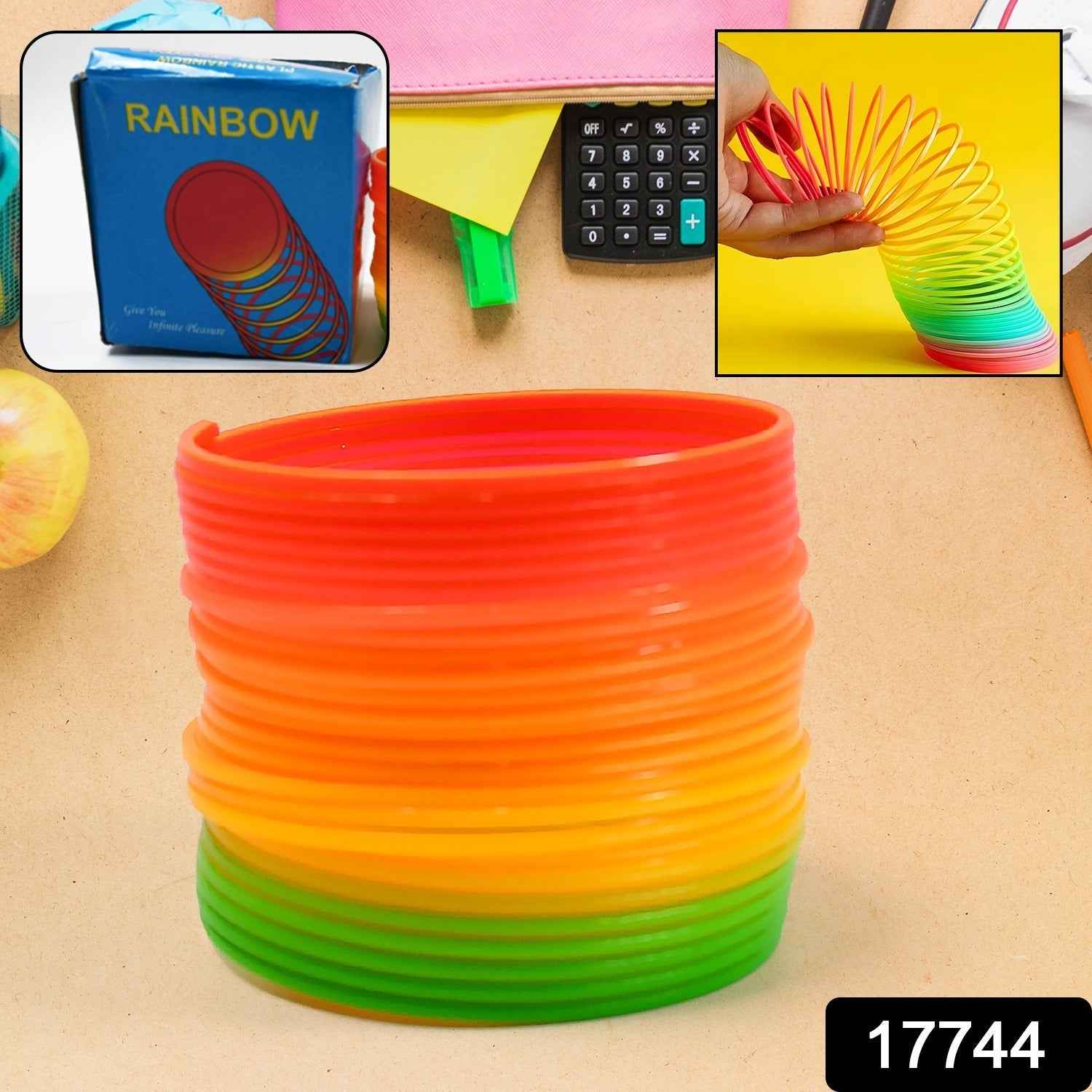 Rainbow Slinky Toy – Classic Fidget & Stress Relief | Little Learners