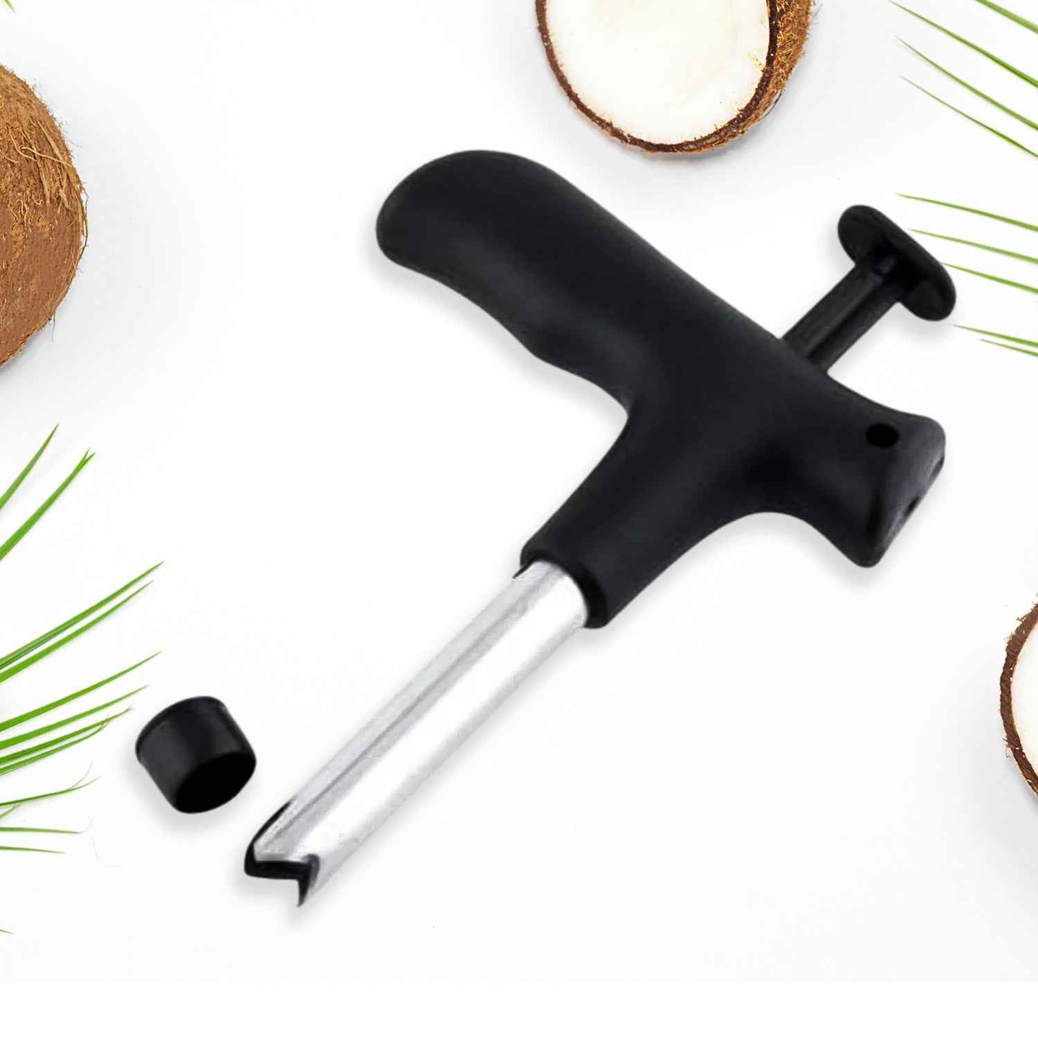 Coconut Opener Tool – Stainless Steel & Ergonomic Grip | Quickslice