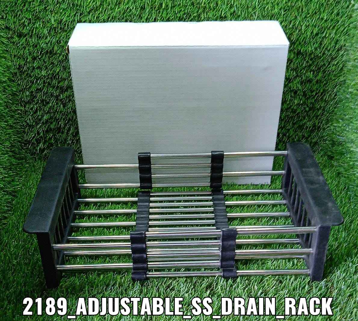 Expandable Dish Drainer – Stainless Steel Over Sink Rack | CookAura