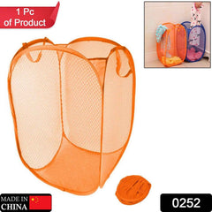 Foldable Laundry Basket – Space-Saving Mesh Hamper | Organivo