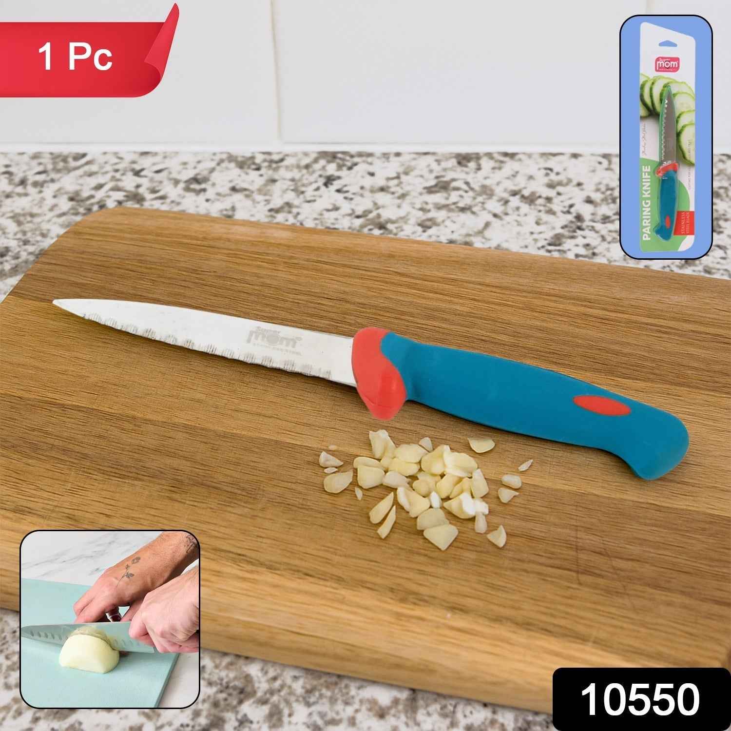 Stainless Steel Paring Knife – Sharp, Comfortable Grip