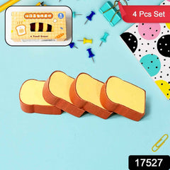 Toast Bread Eraser – Cute 3D Food Design for Kids | TinyTrendy