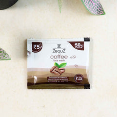 Coffee Face Wash Sachet – Antioxidant-Rich 5ml Travel Pack