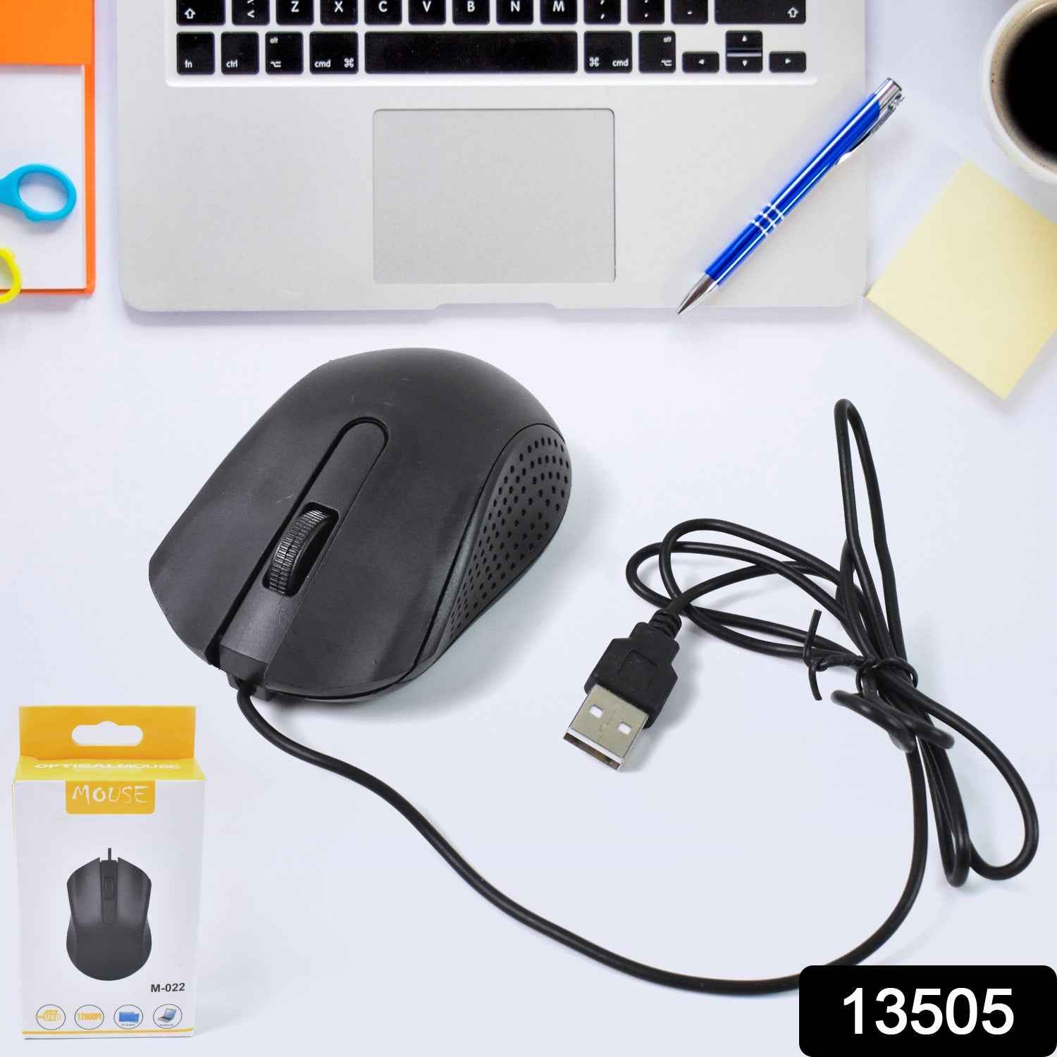 Wired Optical Mouse – M-022, USB Connectivity | Compshop