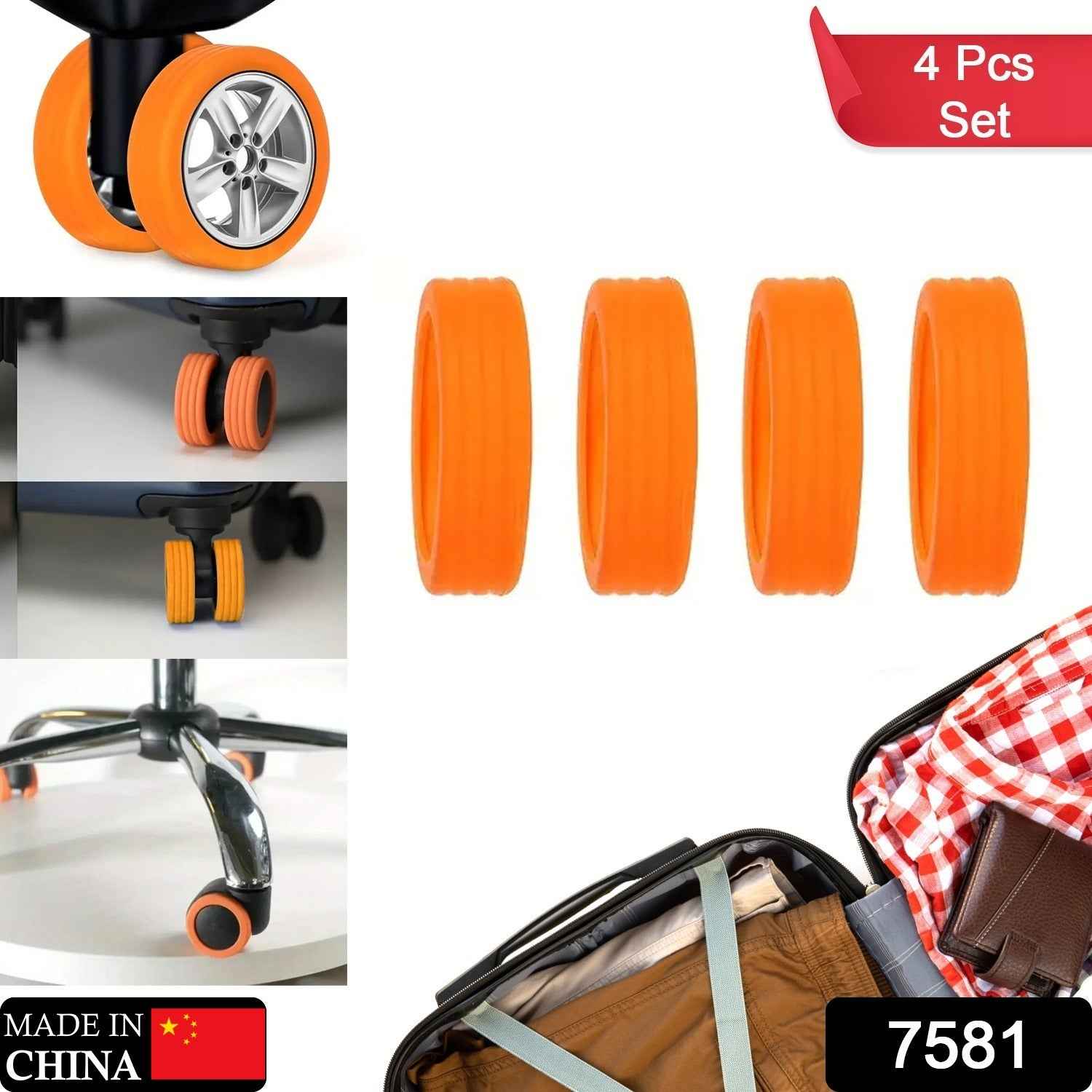 Suitcase Wheel Covers – Noise Reduction & Protection | Packory