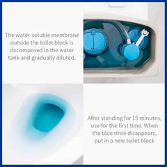 Toilet Cleaner Tabs – Automatic Flush, Ocean Blue | Wonder Fresh