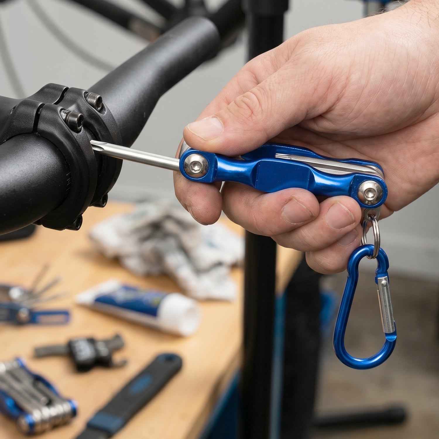 8-in-1 Portable Cycling Repair Tool Kit Ð Compact & Durable
