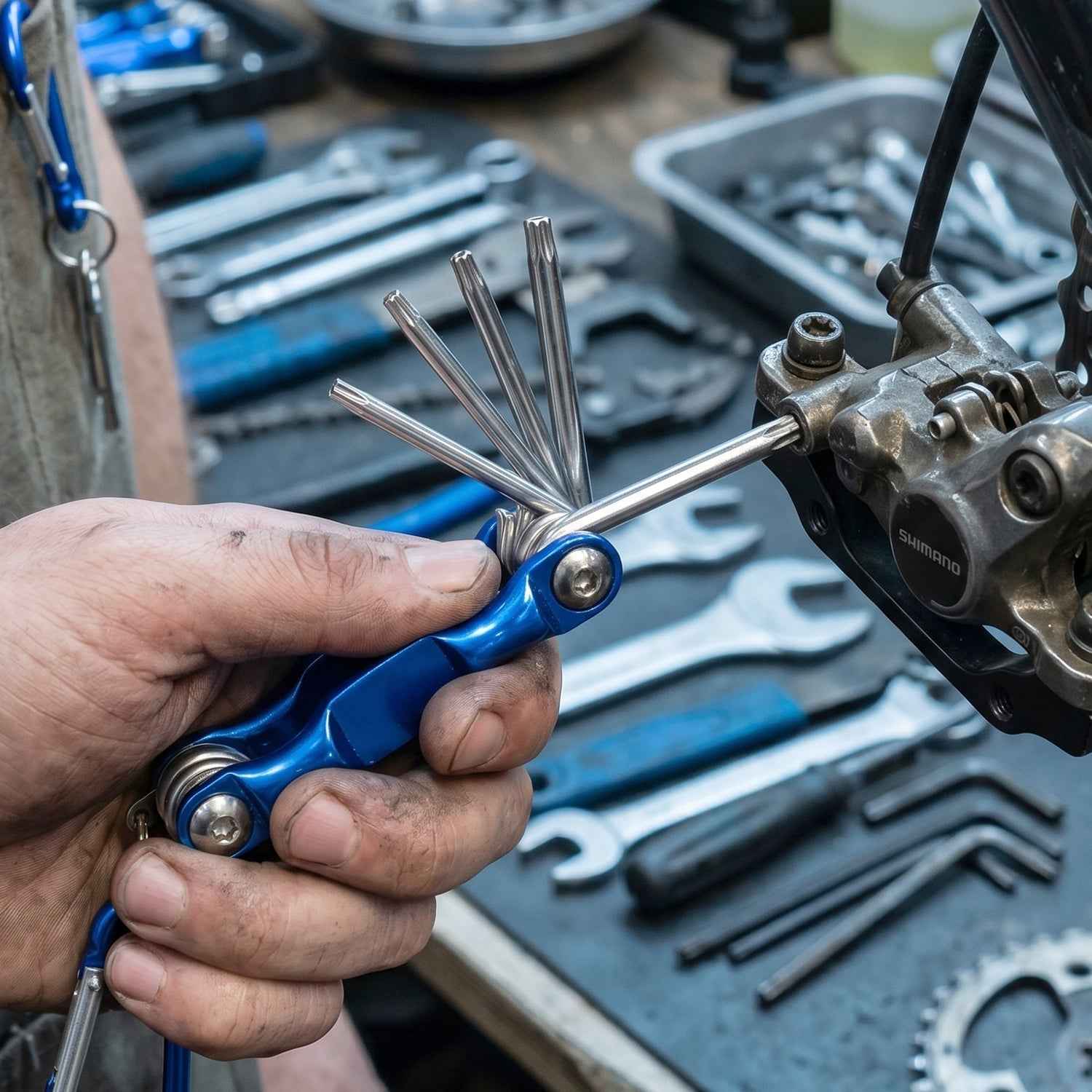 8-in-1 Portable Cycling Repair Tool Kit Ð Compact & Durable