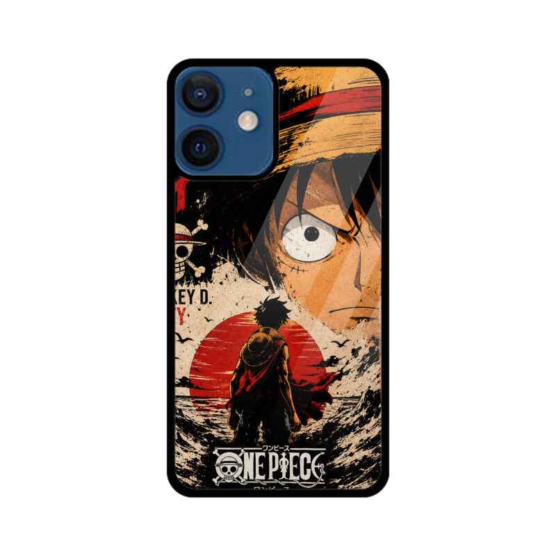One-Piece Luffy D Monkey Glass mobile cover