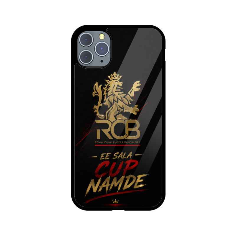 RCB Logo Mobile Phone Glass Cover
