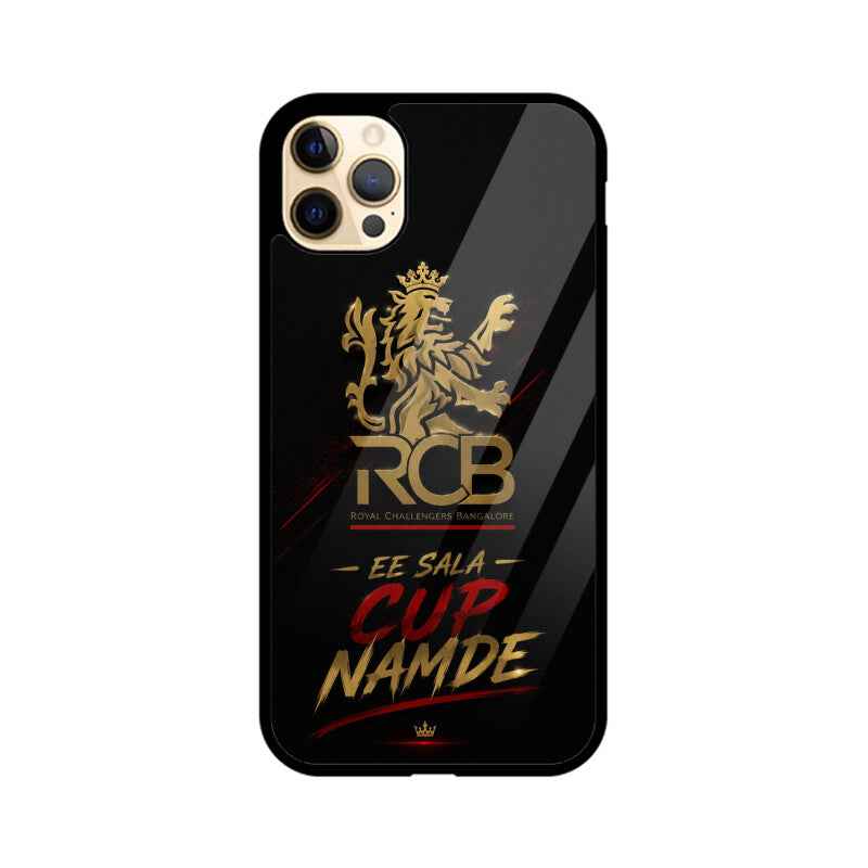 RCB Logo Mobile Phone Glass Cover