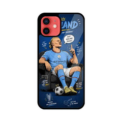 Football Icon Erling Halland Mobile Glass back cover