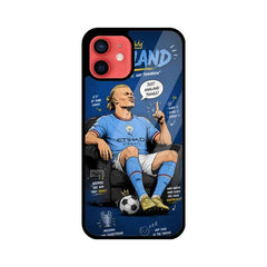 Football Icon Erling Halland Mobile Glass back cover