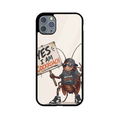 Cockroach specials - Mobile Glass Back Cover