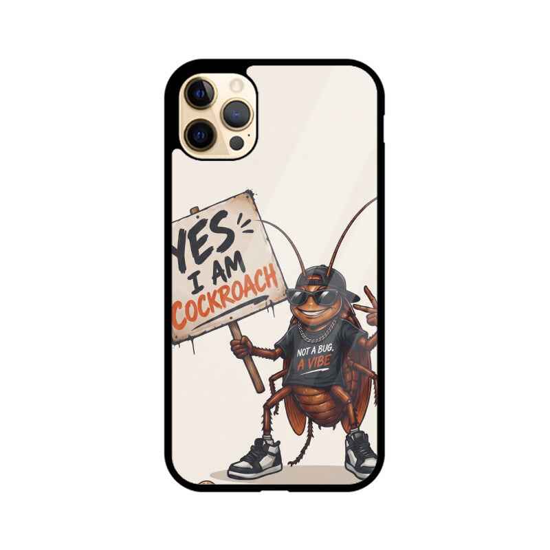 Cockroach specials - Mobile Glass Back Cover