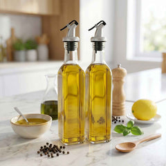 Glass Oil Dispenser Set Ð Leak-Proof & Stylish Kitchen Accessory