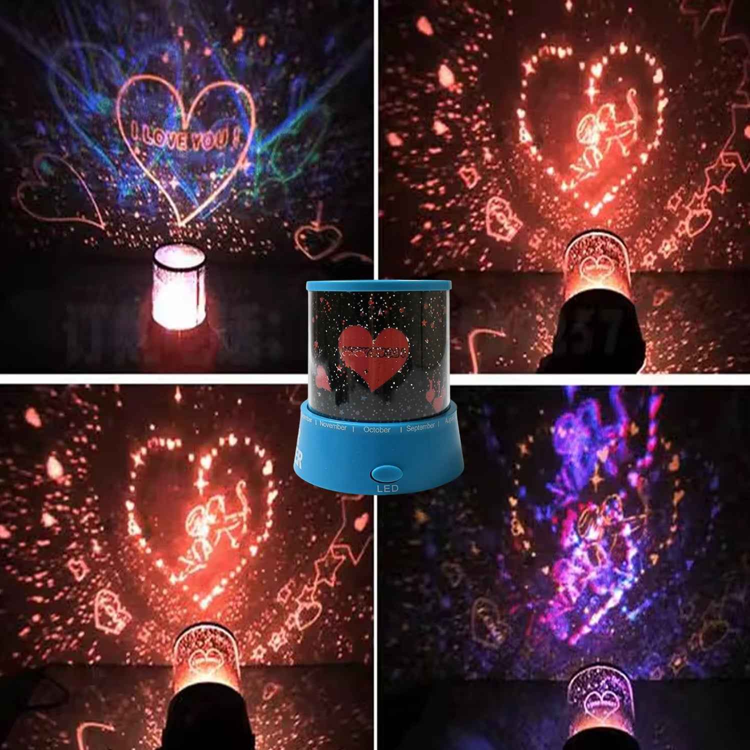 Star Projector Night Light – Rotating LED Lamp with Music |