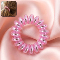 No-Crease Spiral Coil Hair Ties Ð Damage-Free, Soft & Stretchable