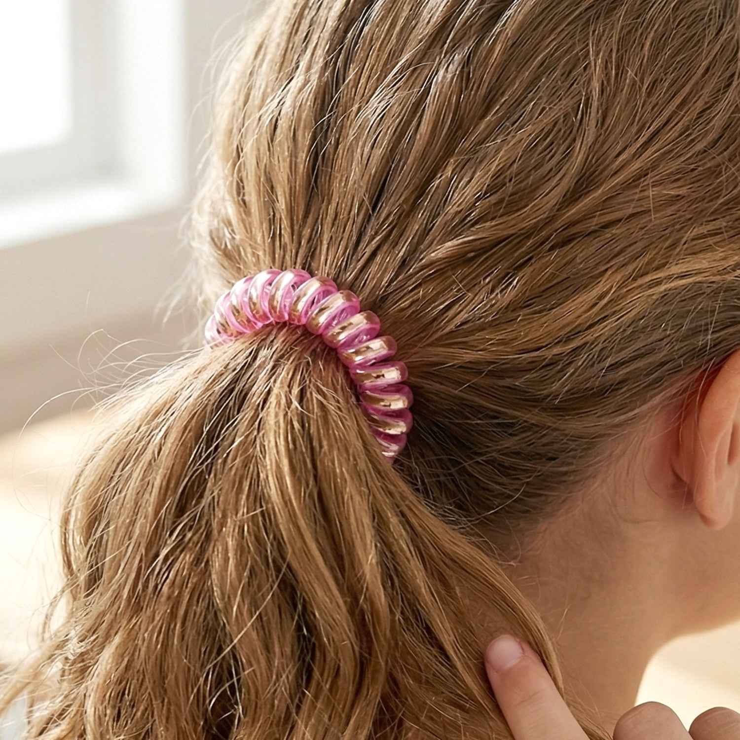 No-Crease Spiral Coil Hair Ties Ð Damage-Free, Soft & Stretchable