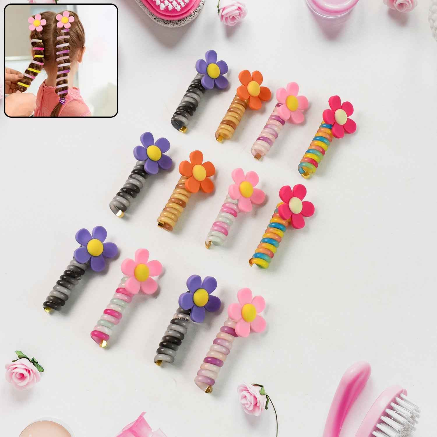 Telephone Wire Hairbands for Kids – Colourful & Gentle | Calm & Curl