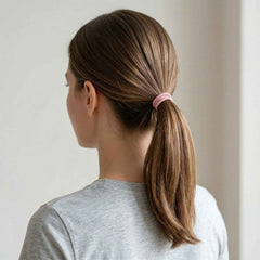 Elastic Hair Bands Set – Strong Hold & Neutral Colors for All Hair Types