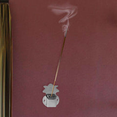 Wall-Mounted Agarbatti Holders – Set of 4 with Silver Finish