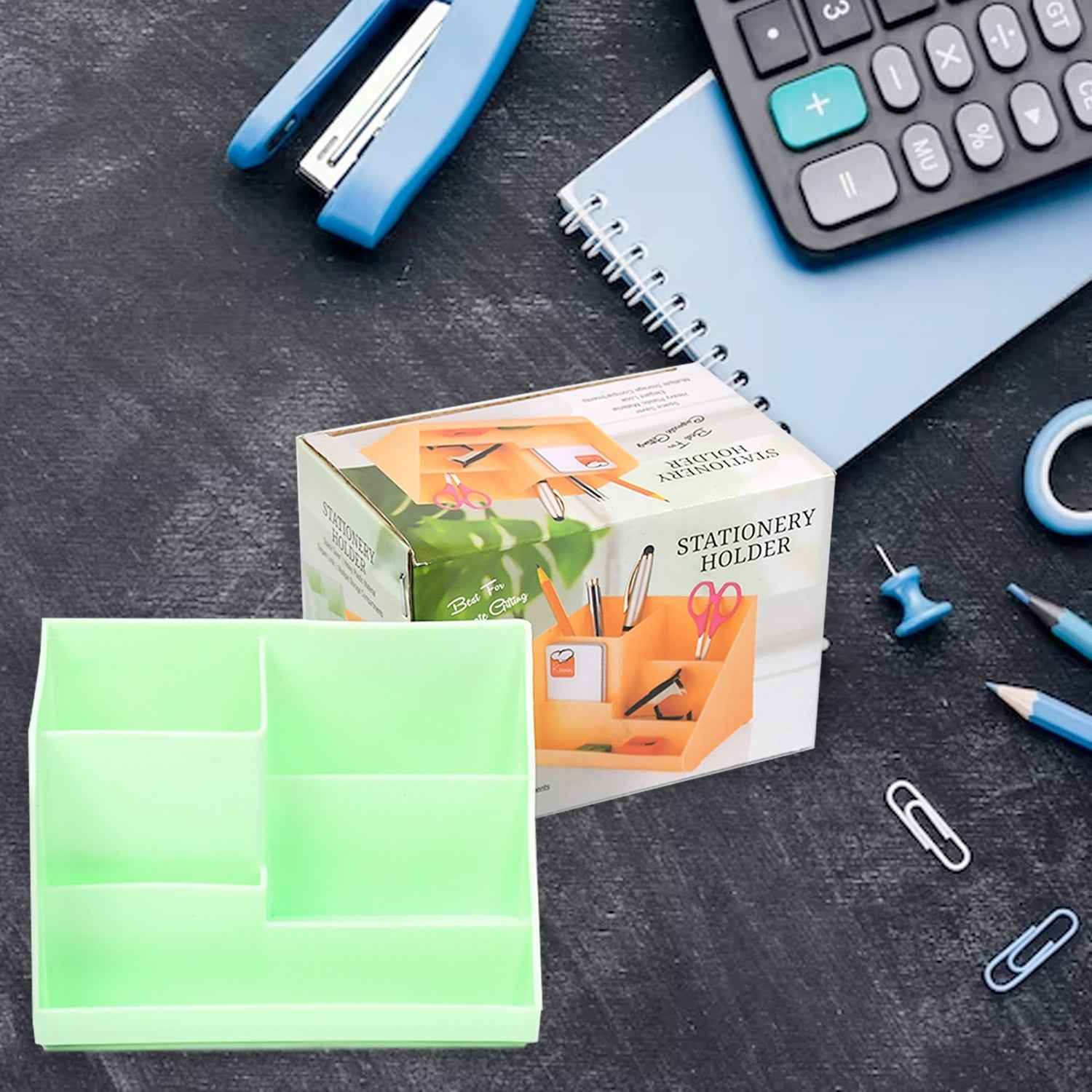 Desk Organizer – Multi-Compartment Pen Stand | Deskrova