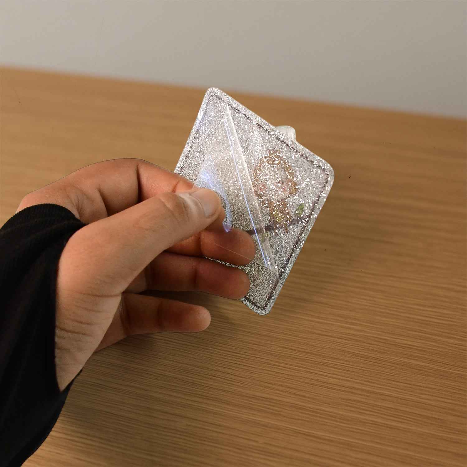 Cartoon Print Transparent Wall Hook – Waterproof Self-Adhesive