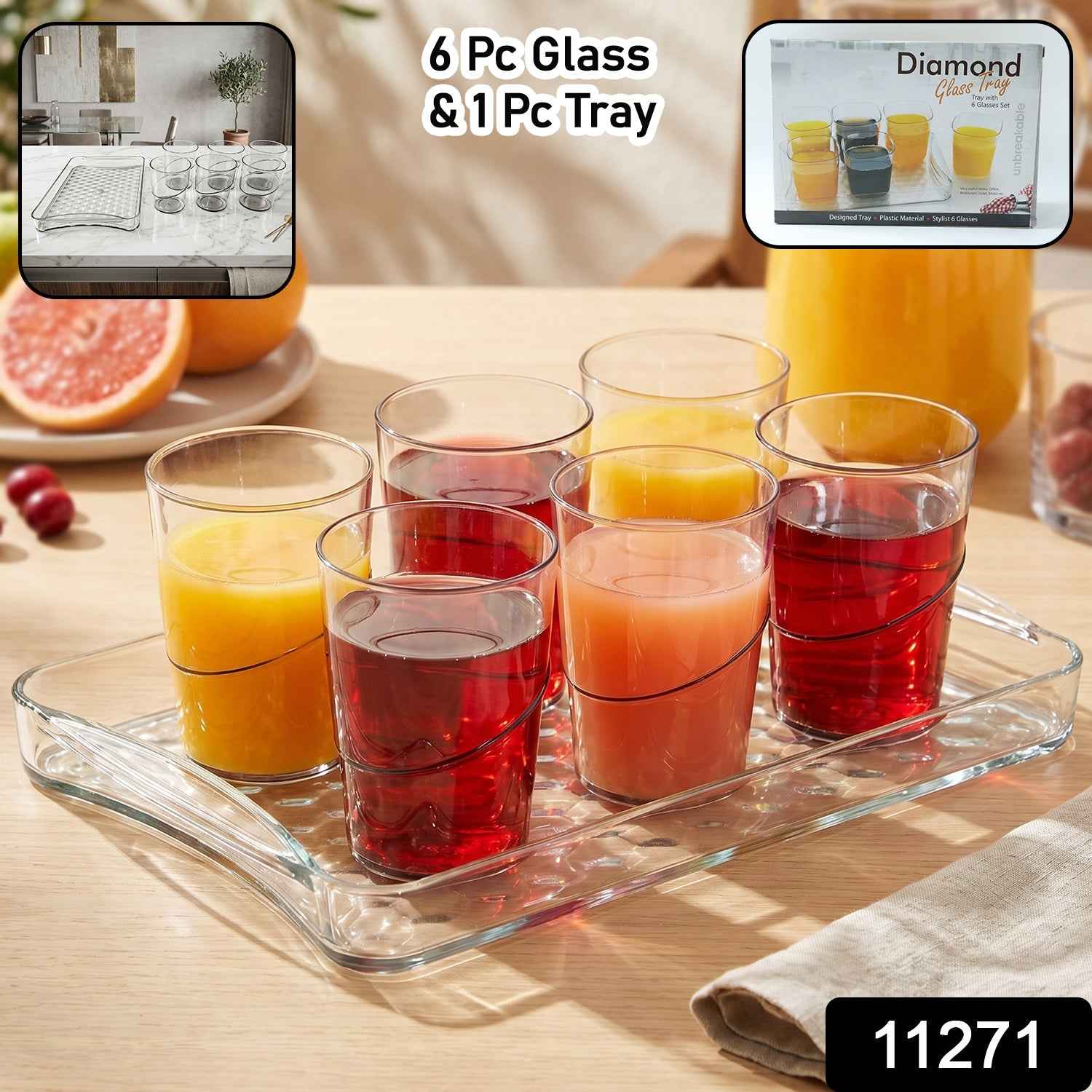 Glass Serving Set Ð Elegant & Multipurpose for Home Use