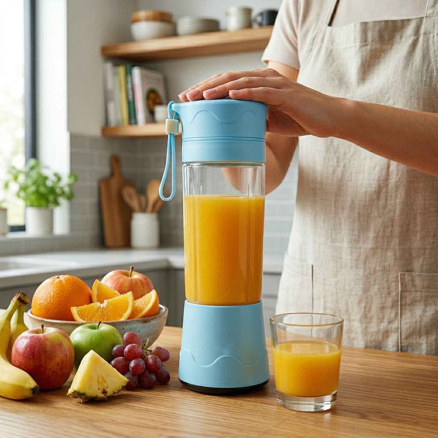 Portable USB Rechargeable Juicer Blender Ð Travel-Friendly & Efficient