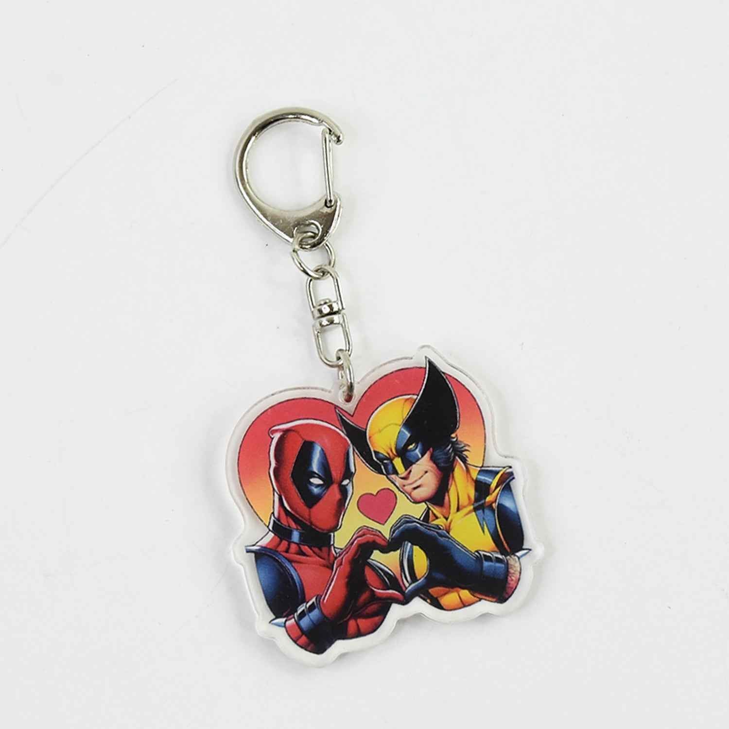 Acrylic Cartoon Character Keychain – Durable Metal Clip & Stylish Design