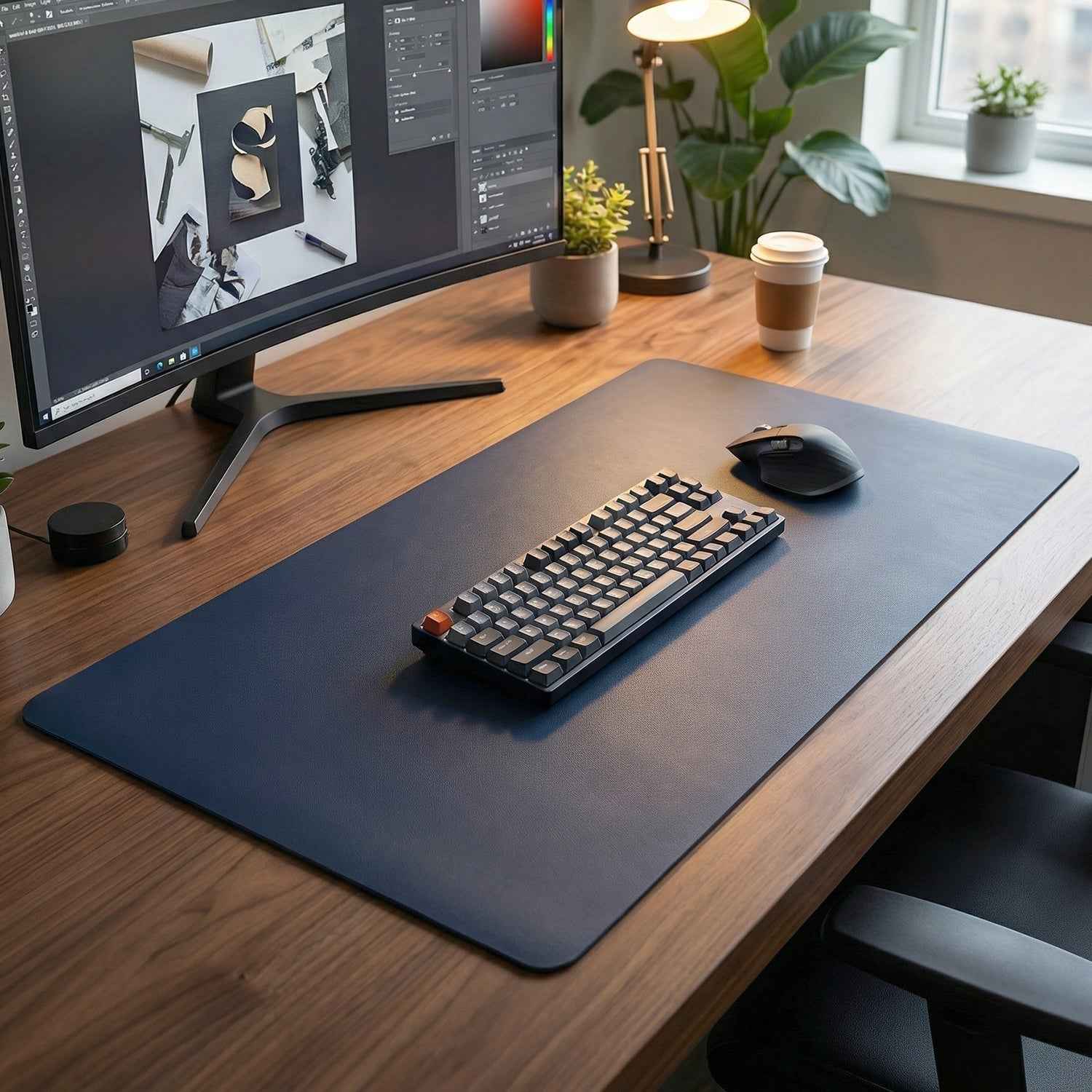 Premium Anti-Slip Larger Desk Mat – Extended Mouse Pad for Office & Gaming