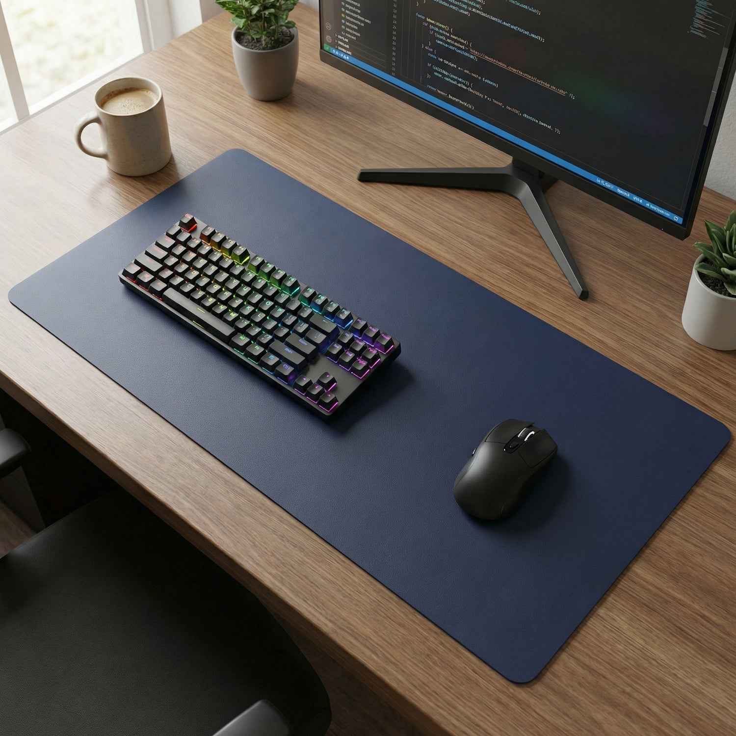 Premium Anti-Slip Larger Desk Mat – Extended Mouse Pad for Office & Gaming