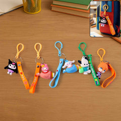 Cartoon Character Bag Charm Keychain – Cute Clip-On Accessory