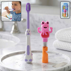 Kids Toothbrush Set – Soft Bristles & Fun Frog Design