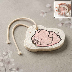 Bath Scrubber Sponge – Cartoon Print for Kids & Adults | Velvet Wipe