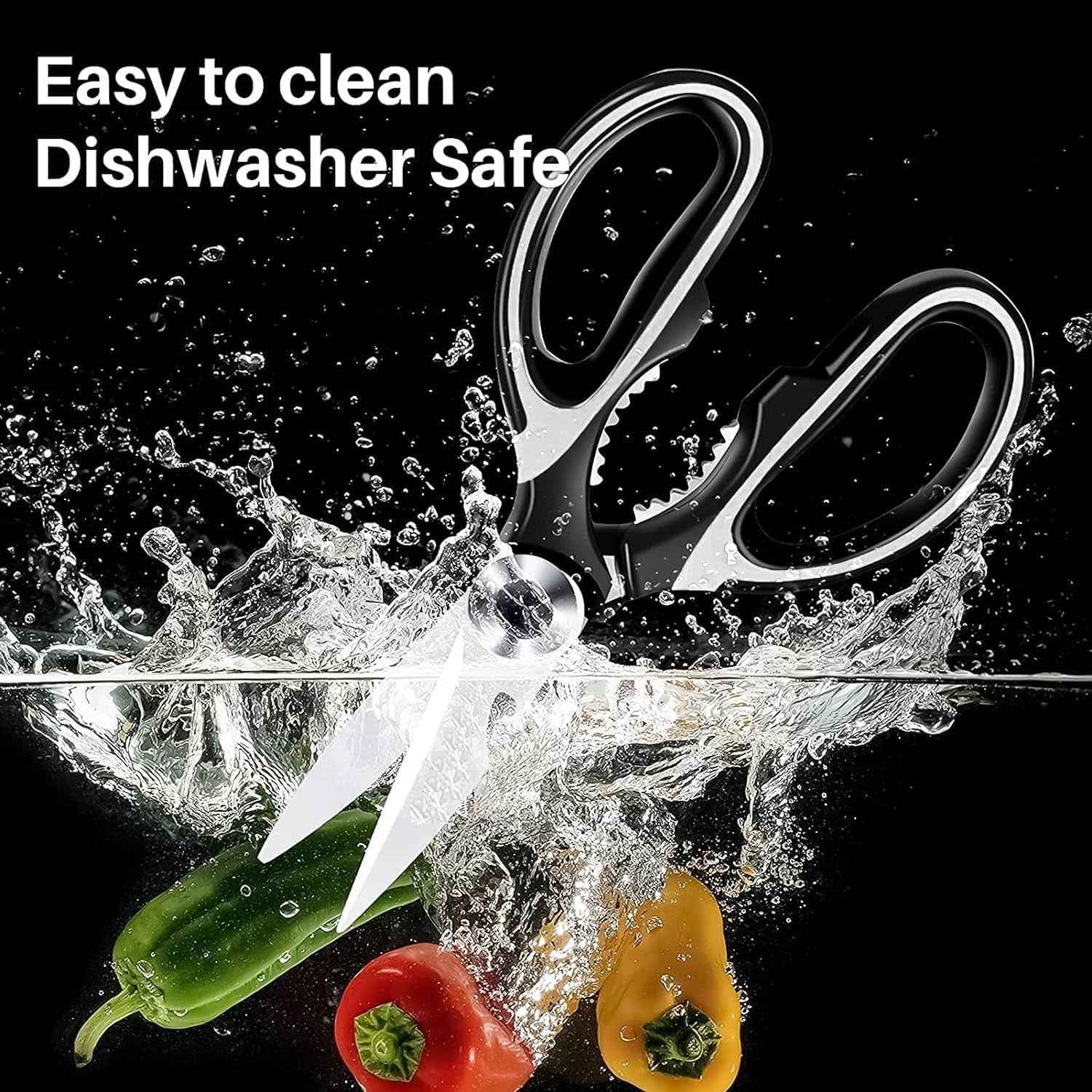 Multi-Function Kitchen Scissor – 6-in-1 Stainless Steel |