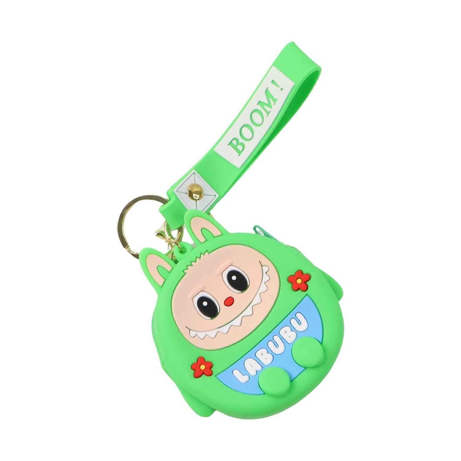 Cartoon Coin Pouch with Keychain – Cute & Compact Organizer
