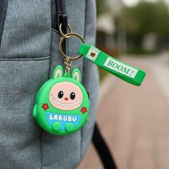 Cartoon Coin Pouch with Keychain – Cute & Compact Organizer