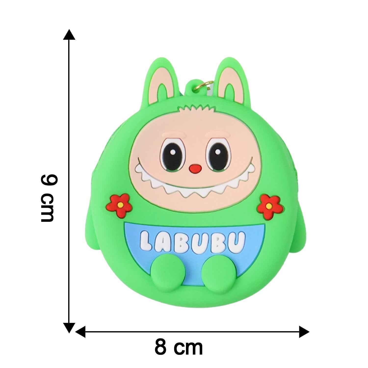 Cartoon Coin Pouch with Keychain – Cute & Compact Organizer