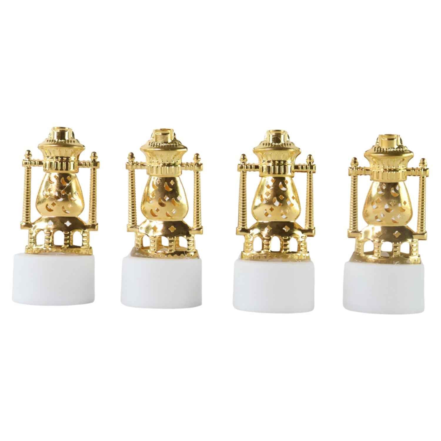 Flameless LED Tealights – Vintage Lantern Style (Set of 4)