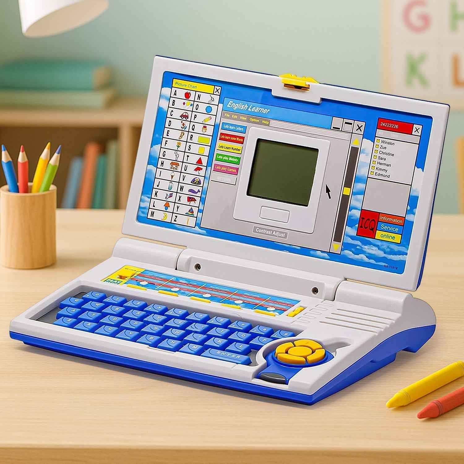 English Learner Laptop Toy – 20 Interactive Learning Activities