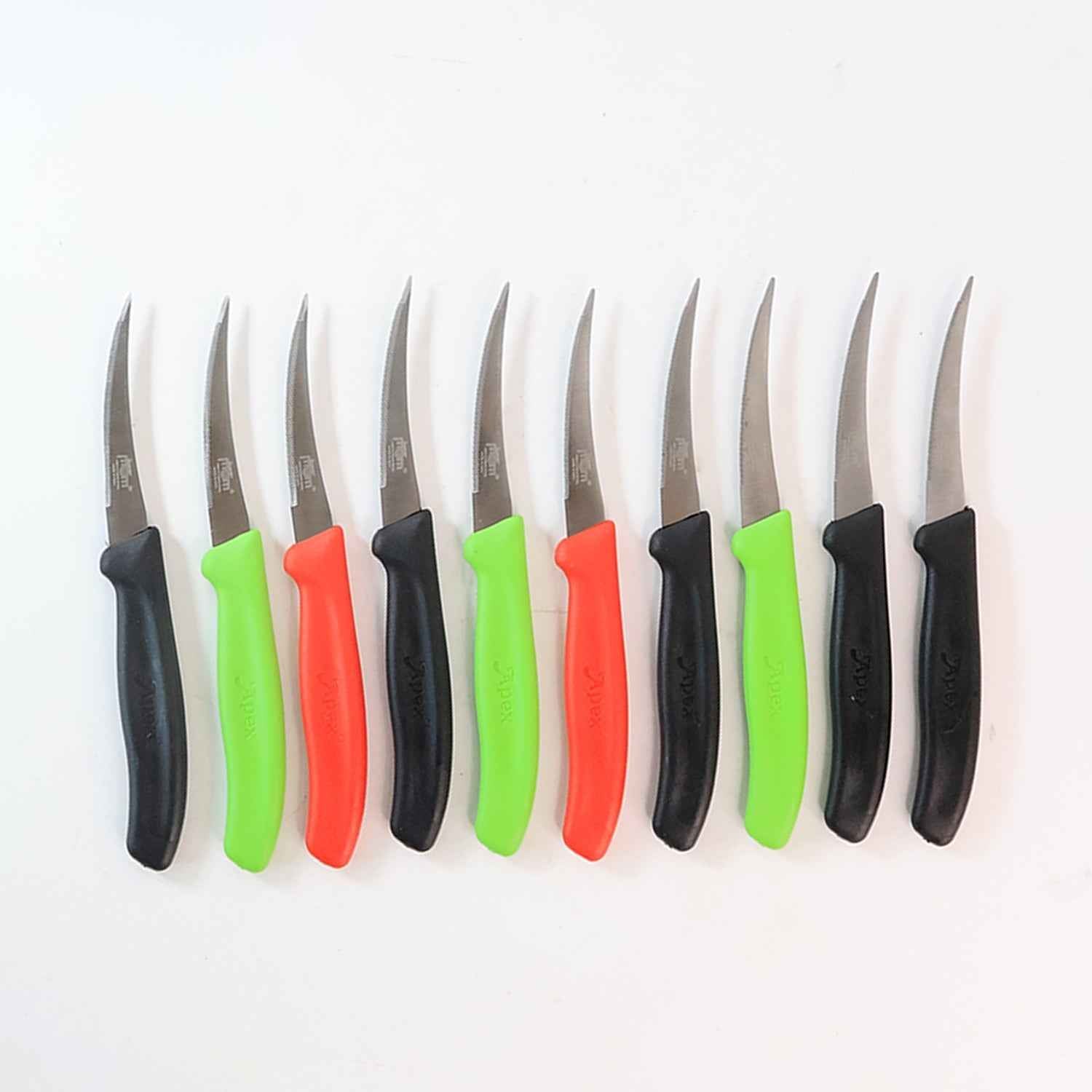 Lemon Knife Set – 10 Pc Stainless Steel Kitchen Cutting Knives
