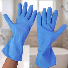 Waterproof Rubber Cleaning Gloves Ð Durable & Reusable Kitchen Gloves